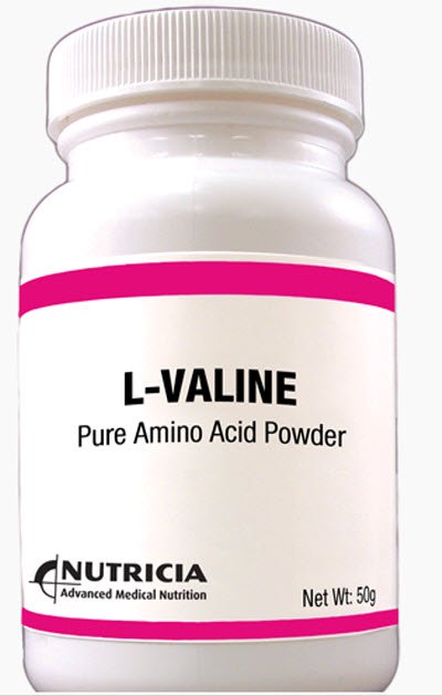 L-VALINE Unflavored Amino Acid Oral Supplement, 50 Gram Bottle