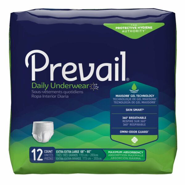 Prevail Daily Underwear Maximum Absorbent Underwear, Extra Extra Large