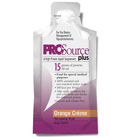ProSource Plus Orange Cream Protein Supplement, 1 oz. Pouch