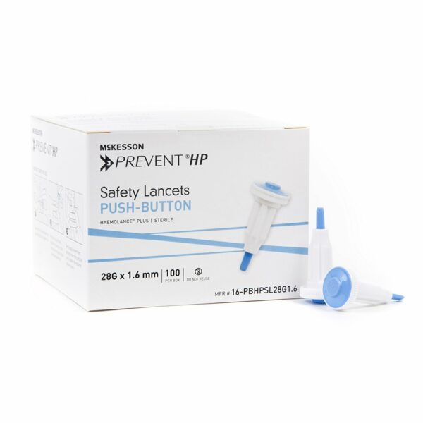 McKesson Prevent Safety Lancet, 28 Gauge