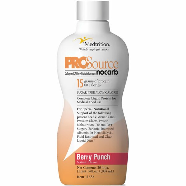 ProSource NoCarb Berry Punch Protein Supplement, 32 oz. Bottle