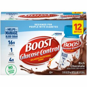 Boost Glucose Control Chocolate Oral Supplement, 8 oz. Bottle, 24 per Case