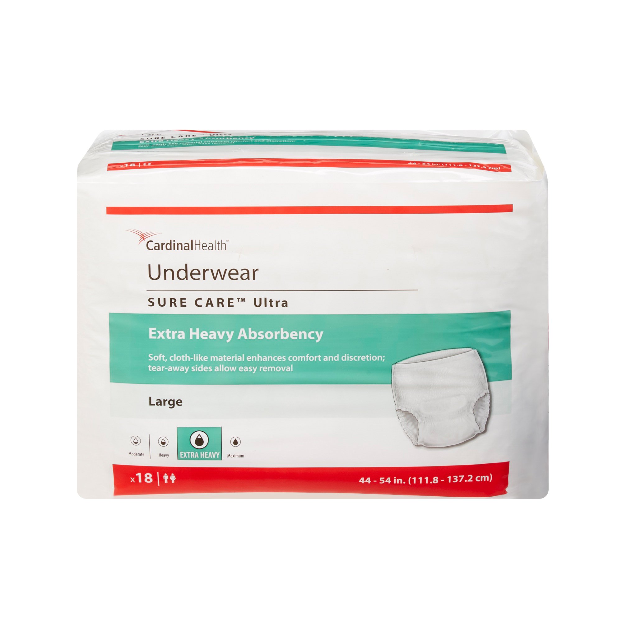 Sure Care Ultra Extra Heavy Absorbent Underwear, Large
