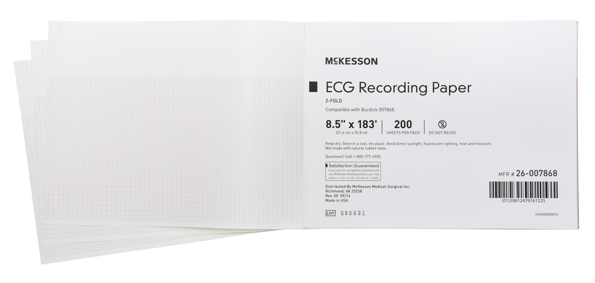 McKesson ECG Recording Paper