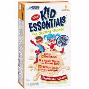 Boost Kid Essentials 1.0 Strawberry Pediatric Oral Supplement / Tube Feeding Formula, 8 oz. Tetra Brik