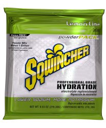 Sqwincher Powder Pack Lemon-Lime Electrolyte Replenishment Drink Mix, 23.83 oz. Packet