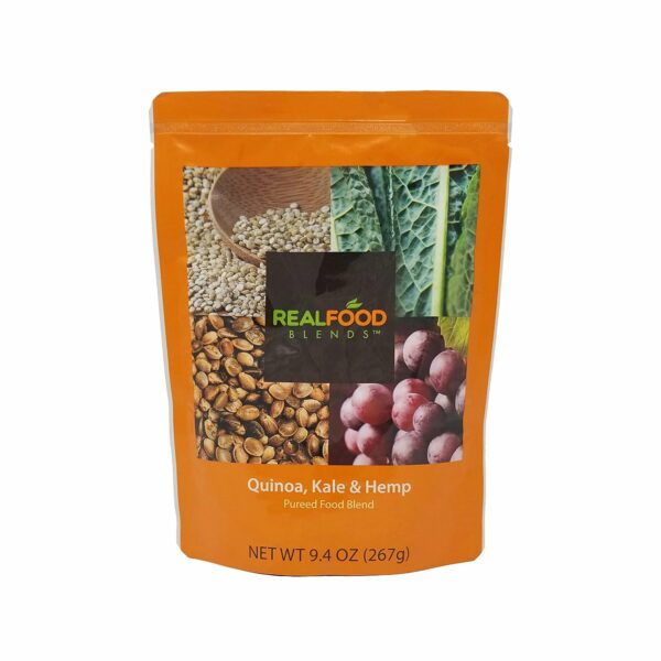 Real Food Blends Quinoa / Kale / Hemp Ready to Use Tube Feeding Formula, 9.4 oz. Pouch