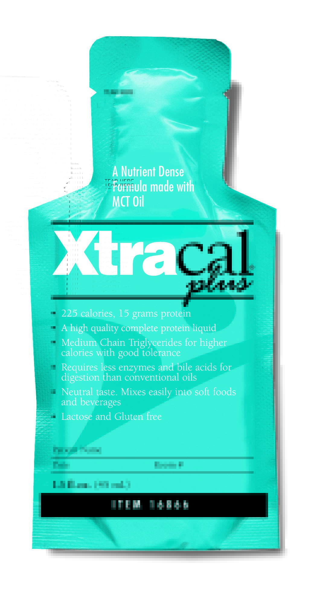 XtraCal Plus Unflavored Concentrate High Calorie Supplement, 1 oz. Individual Packet