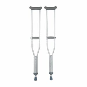 McKesson Adult Underarm Crutches, 5 ft. 2 in. - 5 ft. 10 in.