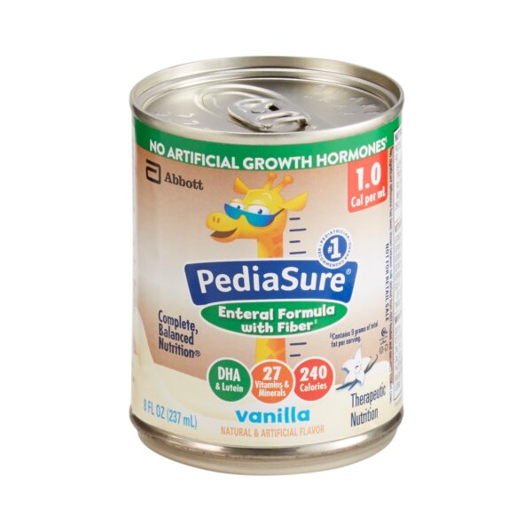PediaSure Enteral with Fiber Pediatric Oral Supplement / Tube Feeding Formula, 8 oz. Can