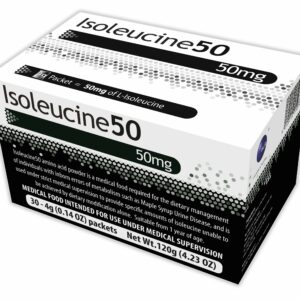 Isoleucine50 Unflavored Amino Acid Oral Supplement, 4 Gram Individual Packet