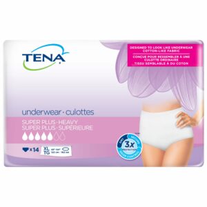 Tena Women Super Plus Heavy Absorbent Underwear, Extra Large