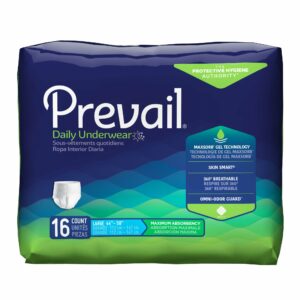 Prevail Maximum Absorbent Underwear, Large