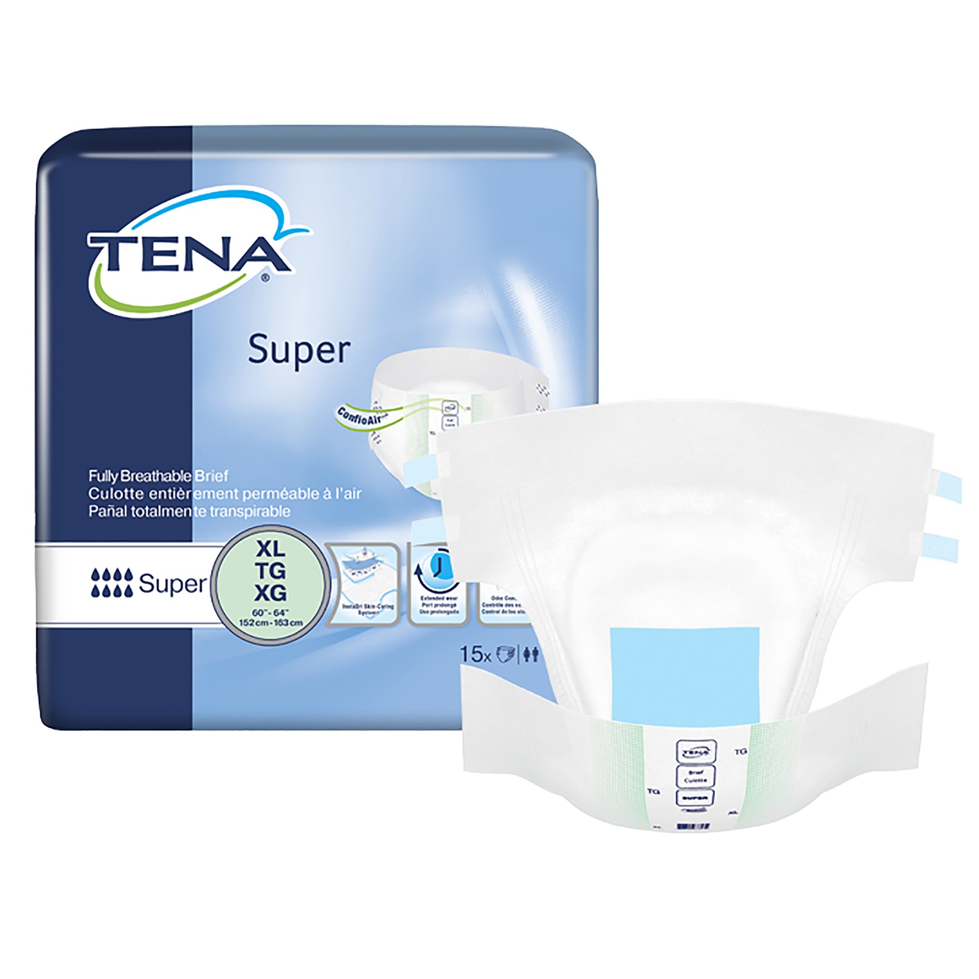 Tena Super Incontinence Brief, Extra Large