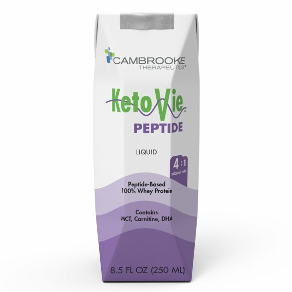 KetoVie Peptide 4:1 Oral Supplement / Tube Feeding Formula, 8.5 oz. Carton