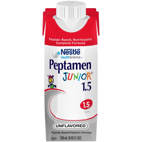 Peptamen Junior 1.5 Ready to Use Pediatric Tube Feeding Formula, 8.45 oz. Carton