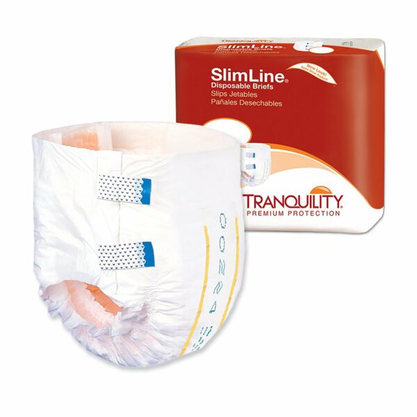 Tranquility SlimLine Heavy Protection Incontinence Brief, Medium