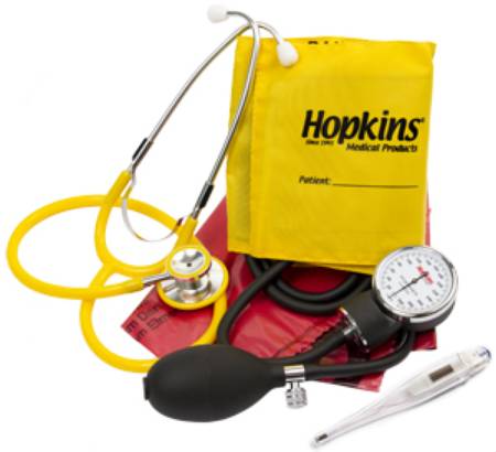 ISO Vital Signs Kit Aneroid Sphygmomanometer/Stethoscope