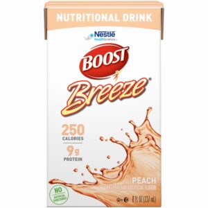 Boost Breeze Peach Oral Supplement, 8 oz. Carton