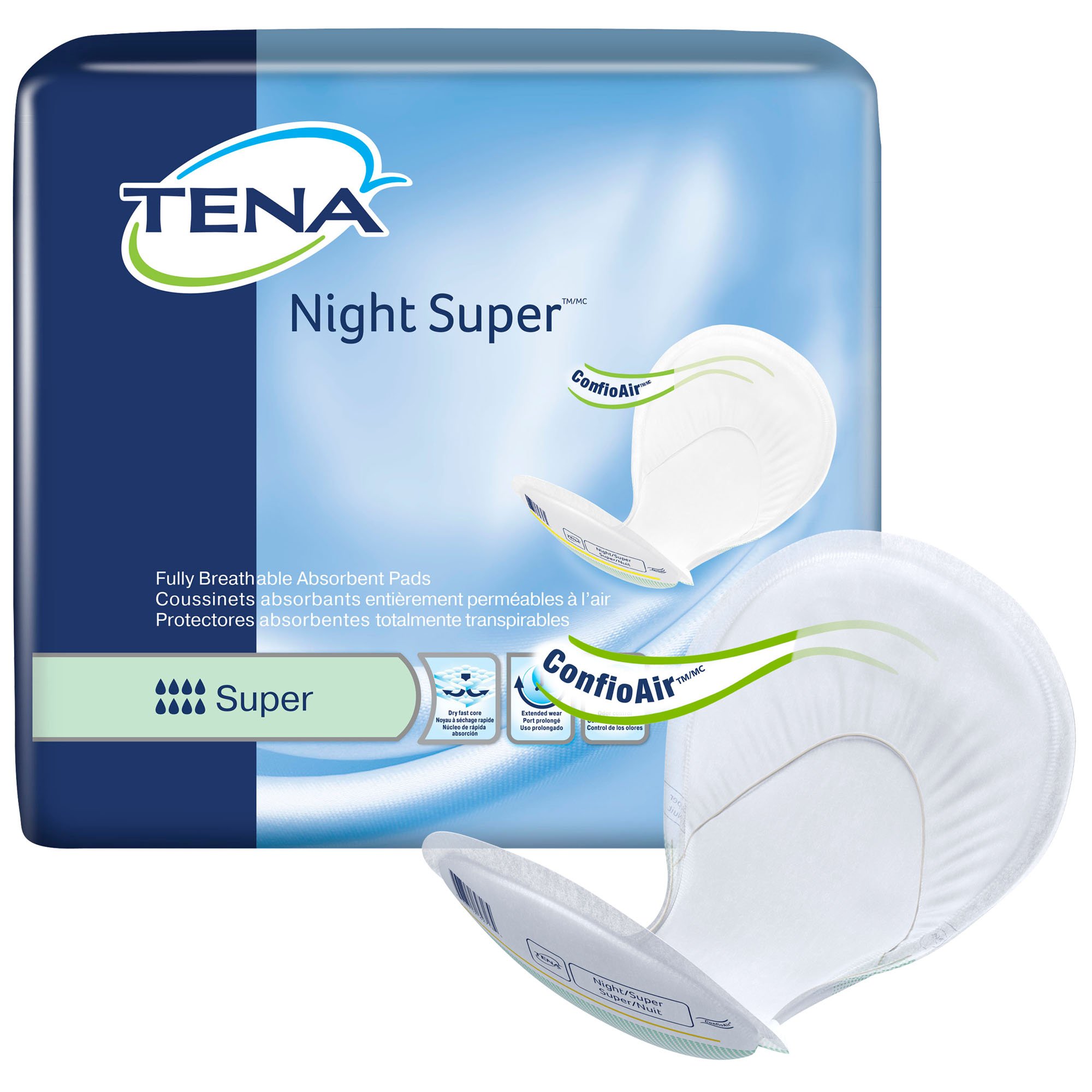 Tena Night Super Bladder Control Pad, 27-Inch Length
