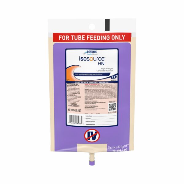 Isosource HN Ready to Hang Tube Feeding Formula, 50.7 oz. Bag