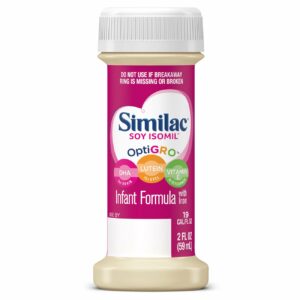 Similac Soy Isomil for Fussiness and Gas Ready to Use Infant Formula, 2 oz. Bottle