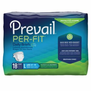 Prevail Per-Fit Maximum Incontinence Brief, Large