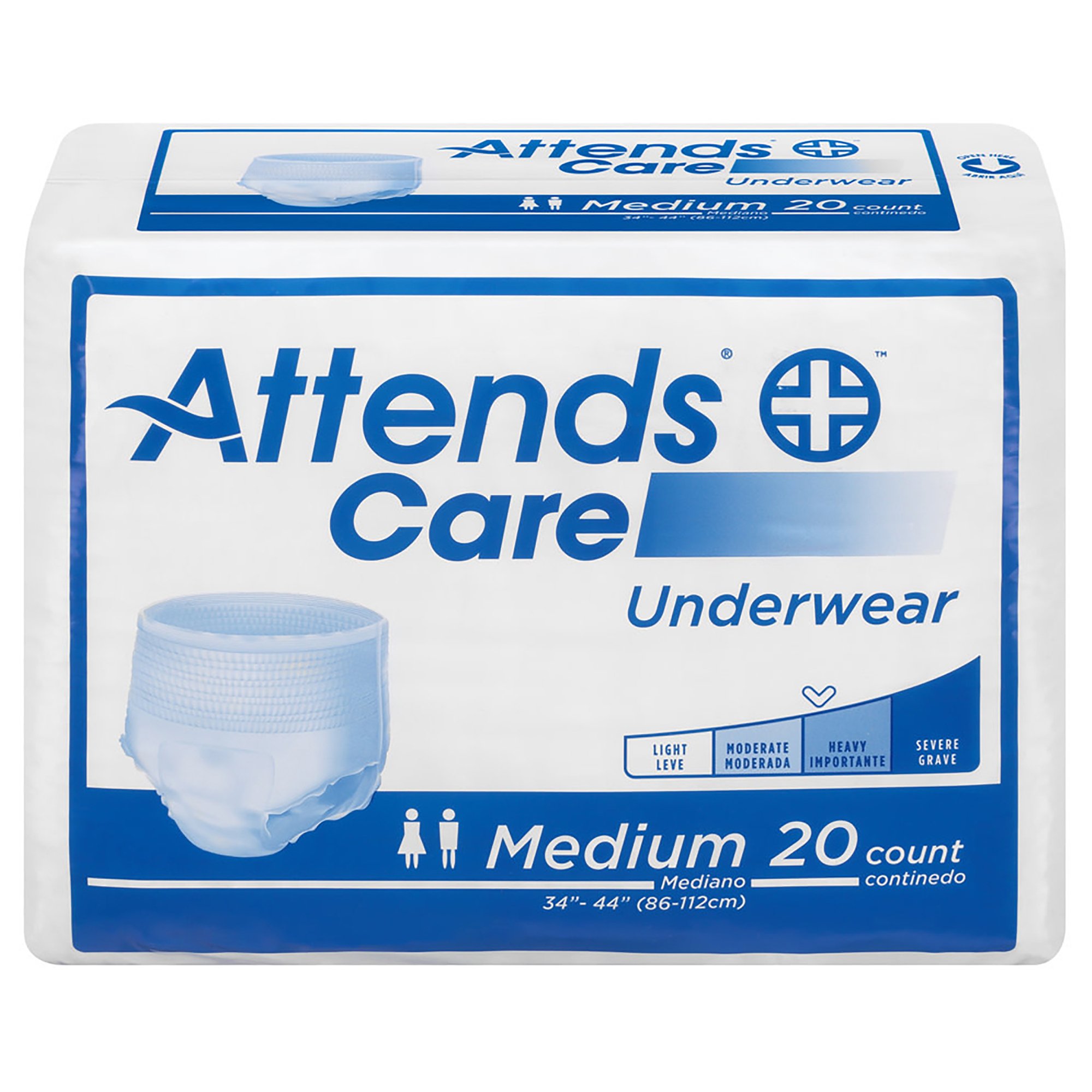 Attends Care Moderate Absorbent Underwear, Regular
