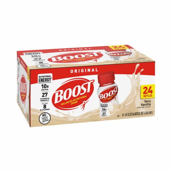 Boost Original Vanilla Oral Supplement, 8 oz. Bottle, 6 Pack