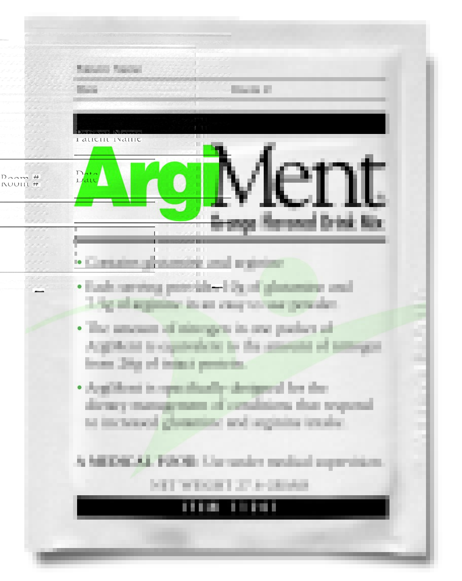 ArgiMent Orange Arginine / Glutamine Supplement, 24.6 Gram Individual Packet