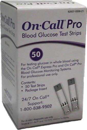 On Call Pro Blood Glucose Test Strips