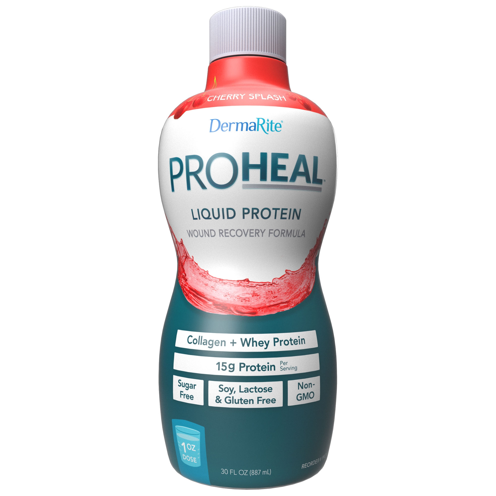 ProHeal Cherry Splash Oral Protein Supplement, 30 oz. Bottle