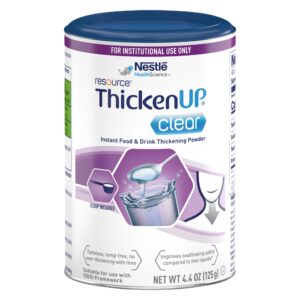 Resource ThickenUp Clear Food and Beverage Thickener, 4.4 oz. Canister