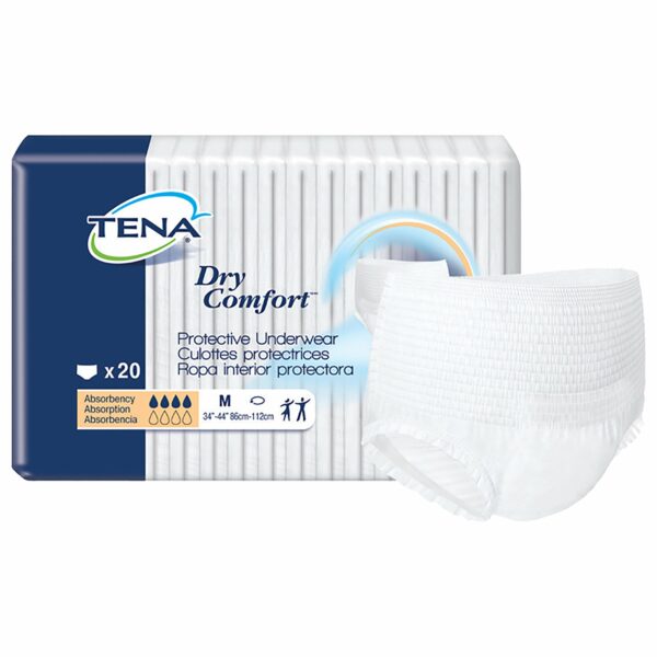 Tena Dry Comfort Absorbent Underwear, Medium