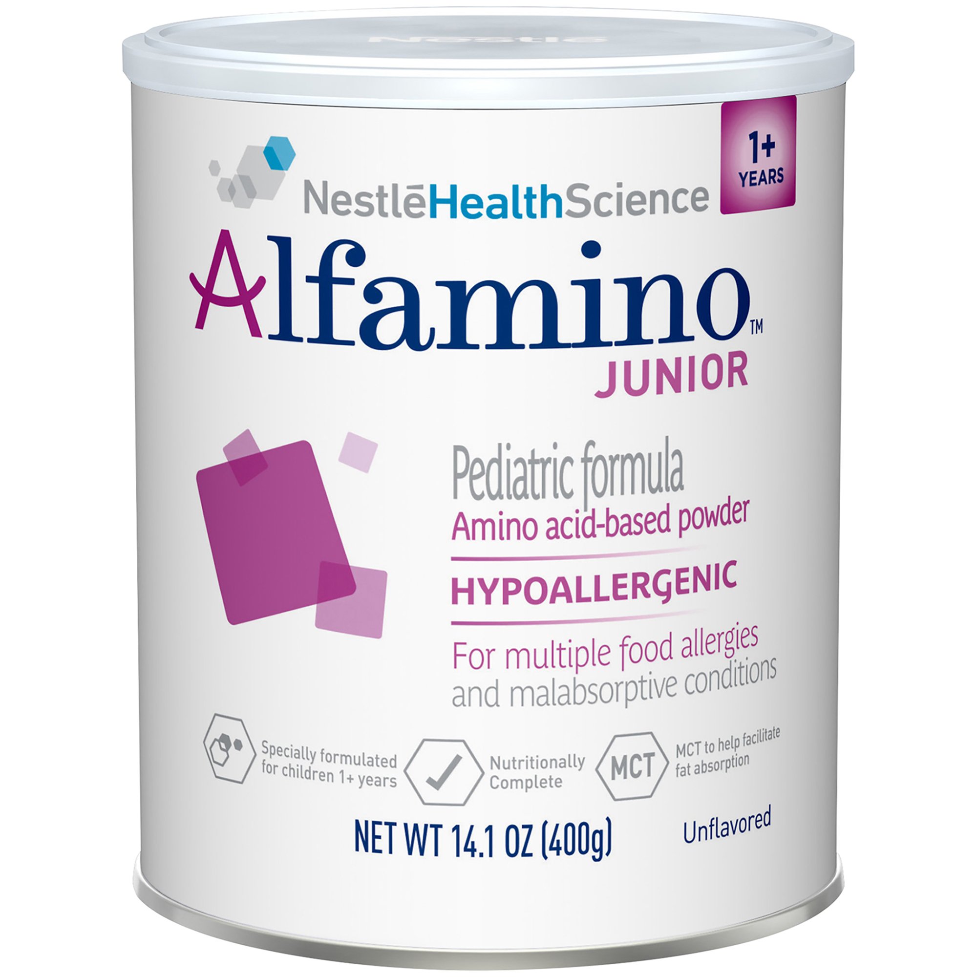 Alfamino Junior Amino Acid Based Pediatric Formula, 14.1 oz. Can