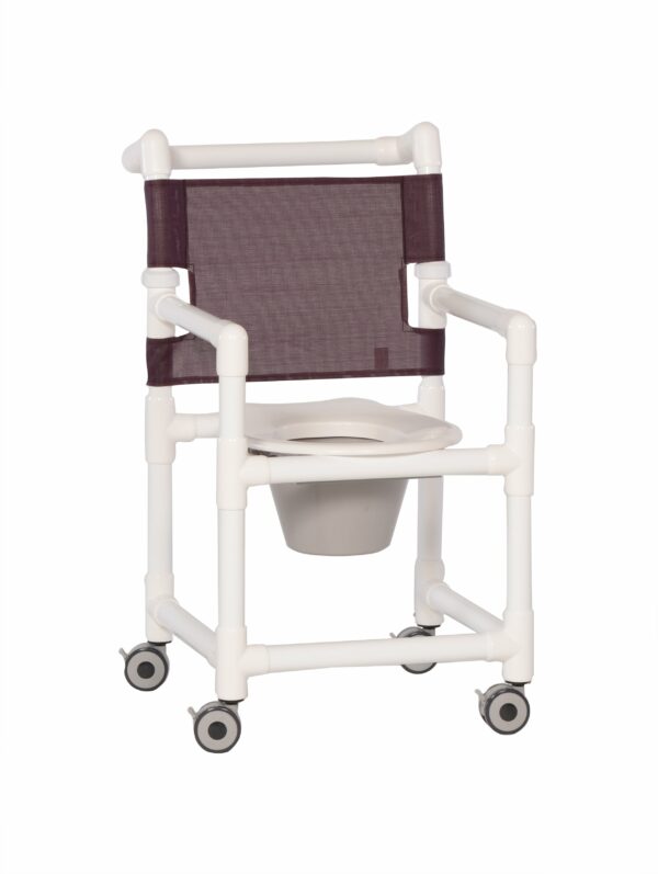IPU Standard Line Shower Chair Commode, Plum
