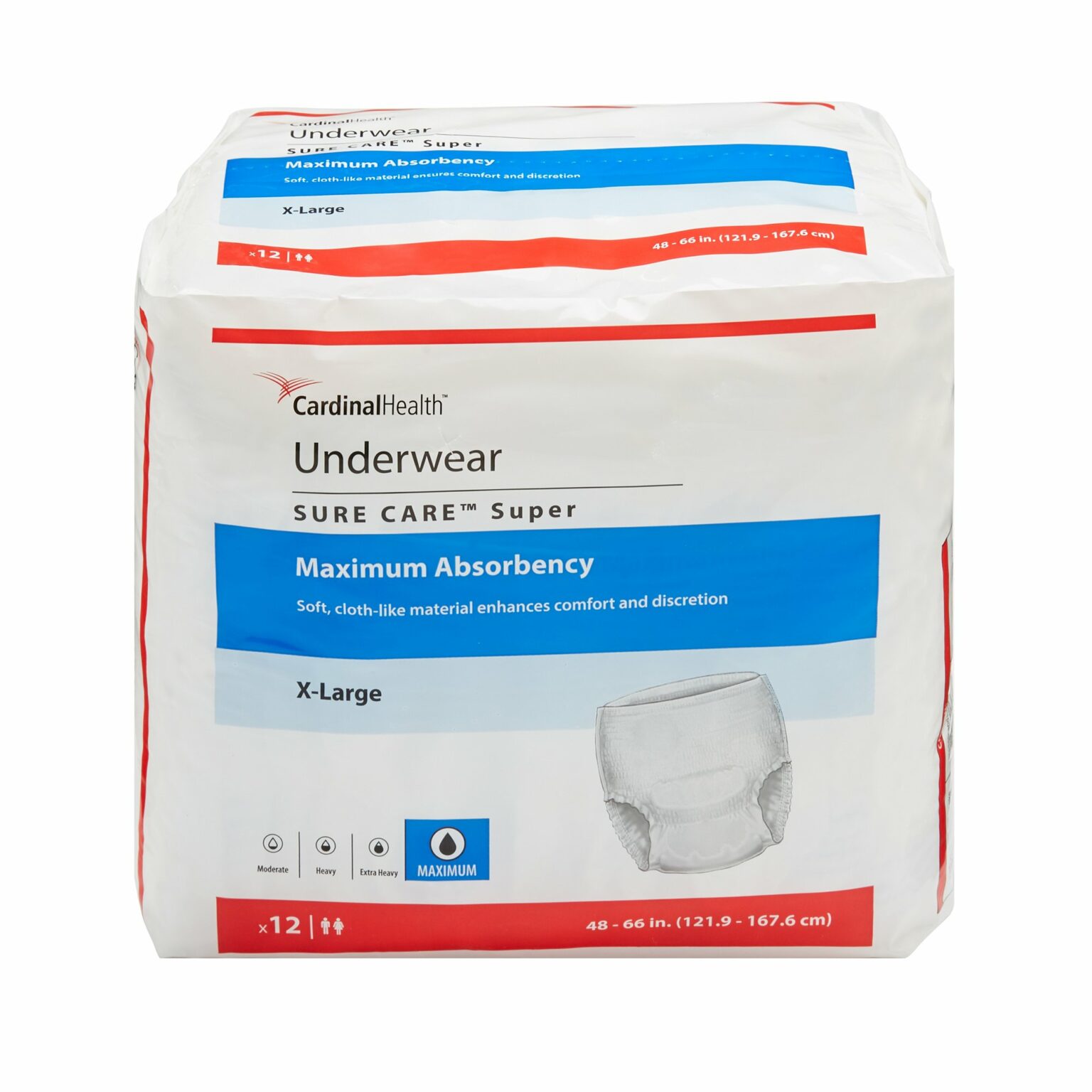 McKesson Ultra Plus Stretch Heavy Absorbency Incontinence Brief, Medium