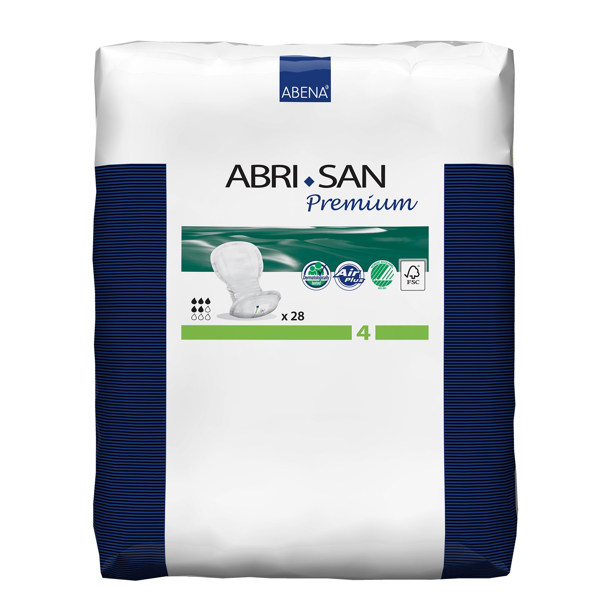 Abri-San Premium 4 Bladder Control Pad, 17-Inch Length