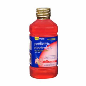 sunmark Strawberry Pediatric Oral Electrolyte Solution, 33.8 oz. Bottle