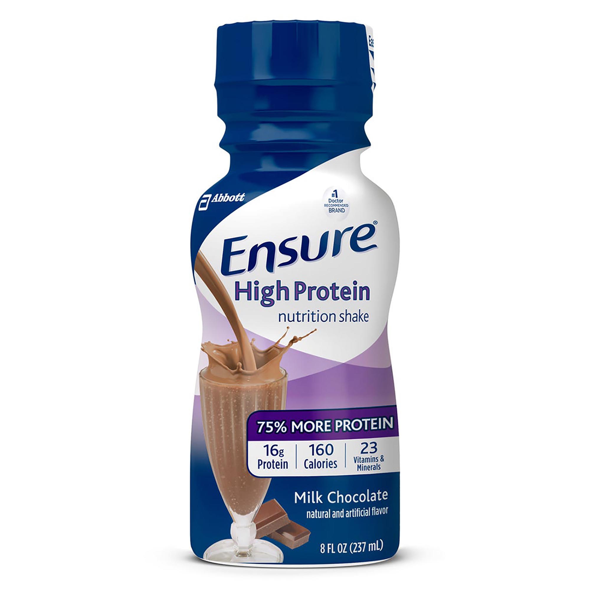 Ensure High Protein Chocolate Oral Supplement, 8 oz. Bottle