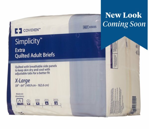 Simplicity Extra Quilted Incontinence Brief, Extra Large
