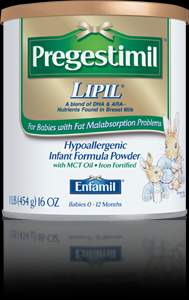 Pregestimil Lipil Ready to Use Infant Formula, 2 oz. Bottle