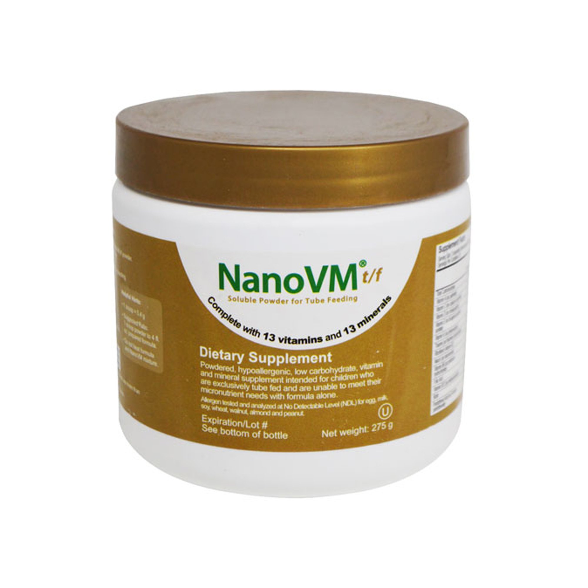 NanoVM tf Powder Pediatric Tube Feeding Formula, 275 Gram Jar