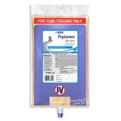 Peptamen Junior Ready to Hang Pediatric Tube Feeding Formula, 33.8 oz. Bag