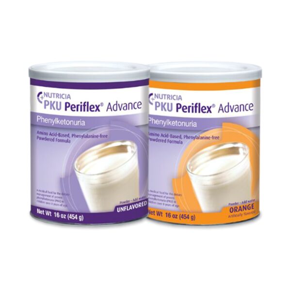 Periflex Advance Orange Flavor PKU Oral Supplement, 454 Gram Can