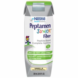 Peptamen Junior Fiber Vanilla Pediatric Oral Supplement / Tube Feeding Formula, 8.45 oz. Tetra Prisma