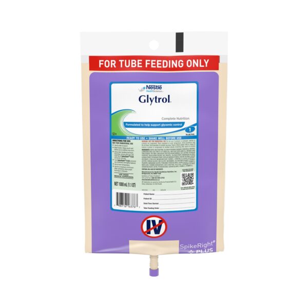 Glytrol Ready to Hang Tube Feeding Formula, 33.8 oz. Bag