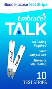Omnis Health Embrace Blood Glucose Test Strips