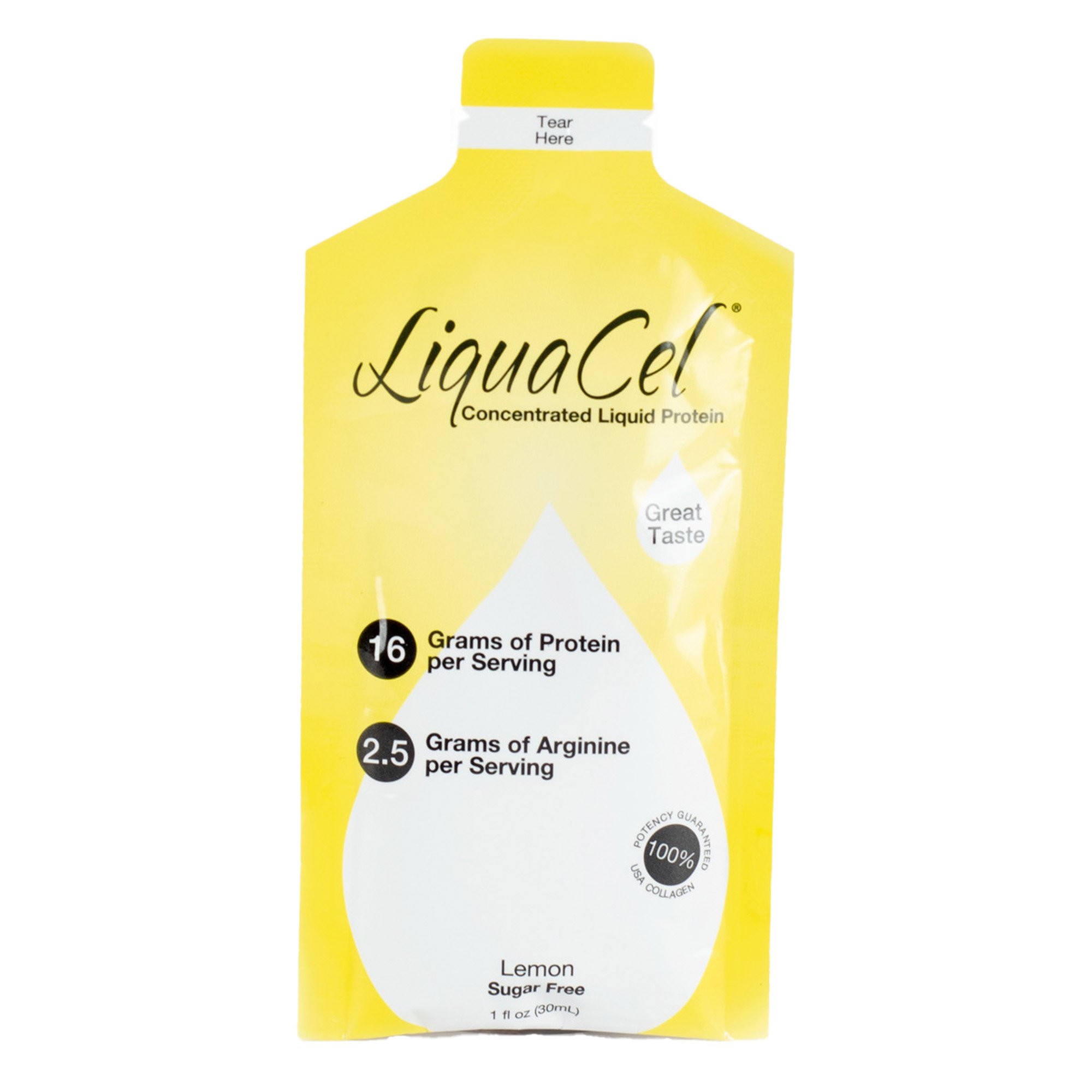LiquaCel Lemonade Oral Supplement, 1 oz. Individual Packet