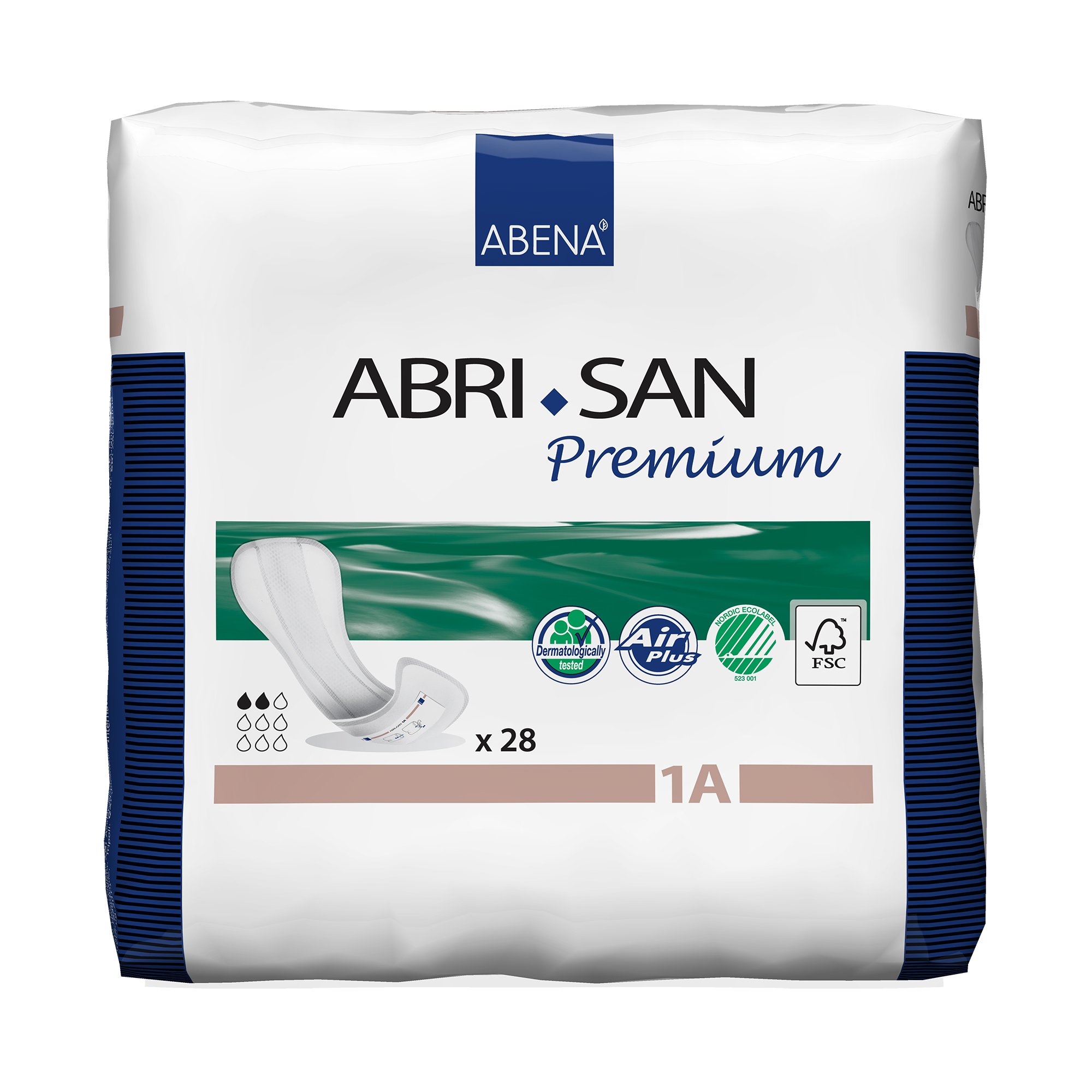 Abri-San Premium 1A Bladder Control Pad, 11-Inch Length